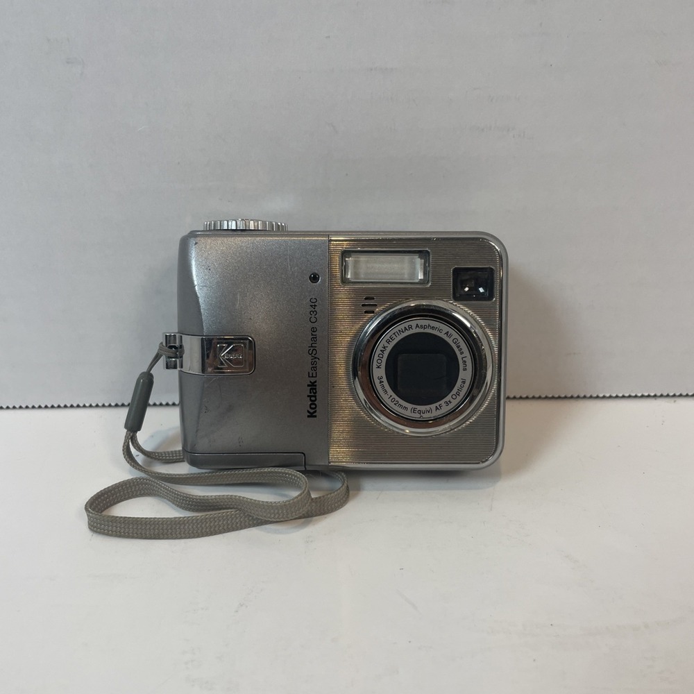 Kodak Digital Camera Silver EasyShare C340 5.0MP 3x Optical Zoom Vintage